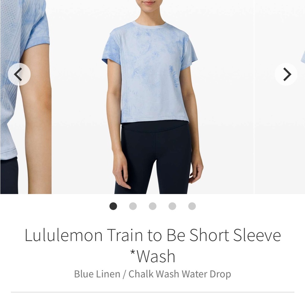 Lululemon Train To Be Short Sleeve